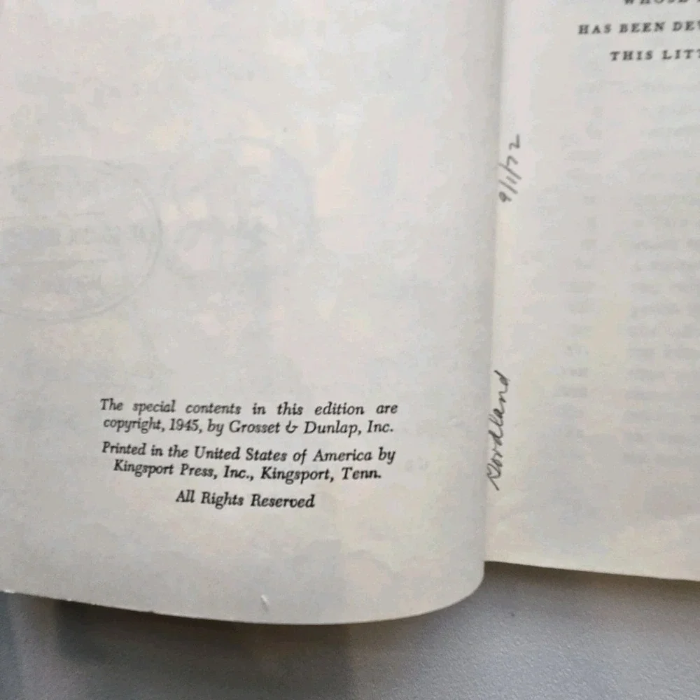 Black Beauty by Anna Sewell 1945 Illustrated Junior Library Edition Hardcover‎